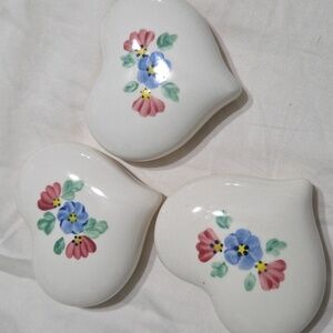 Floral Ceramic HEARTS
